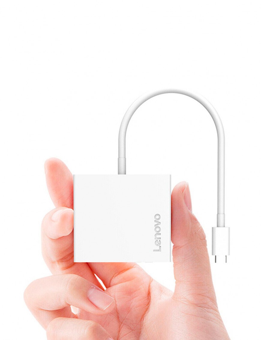 HUB Lenovo Type C 3 en 1 HDMI - VGA - USB 3.0