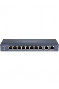 Switch HIKVISION - 10x Ports - 8× POE - L2 - Unmanaged
