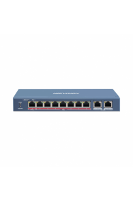 Switch HIKVISION - 10x Ports - 1x Hi_POE - 7x POE - 2x Gigabit - L2 - Unmanaged