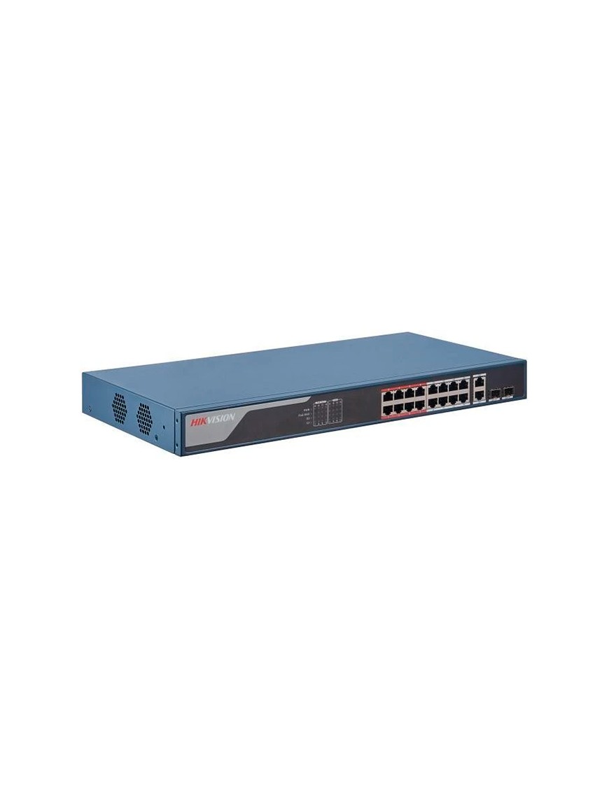 Switch HIKVISION - 18x Ports  - 16x POE - 2x Gigabit Combo - Smart managed