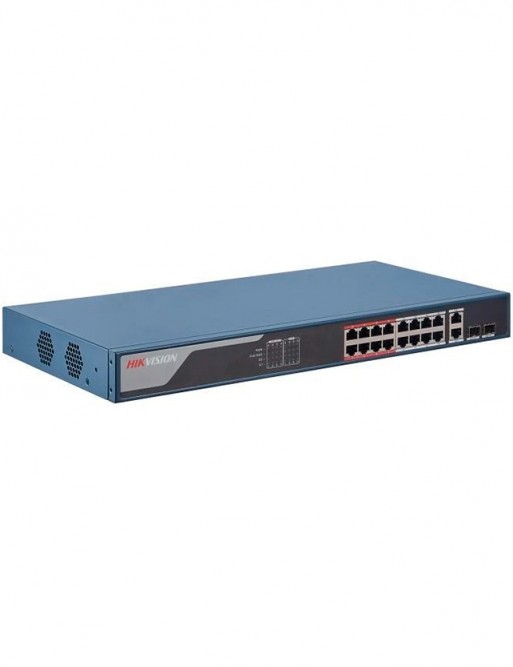 Switch HIKVISION - 18x Ports  - 16x POE - 2x Gigabit Combo - Smart managed