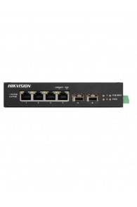 Switch HIKVISION - 6x Ports Gigabit - 3x POE - 1x Hi_POE - 2x Fibre optique - L2 - Unmanaged