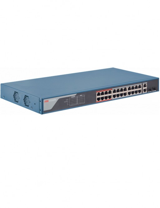 Switch HIKVISION - 26x Ports  - 24x POE - 2x Gigabit Combo- L2 - Smart managed