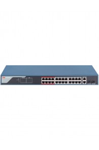 Switch HIKVISION - 26x Ports  - 24x POE - 2x Gigabit Combo- L2 - Smart managed