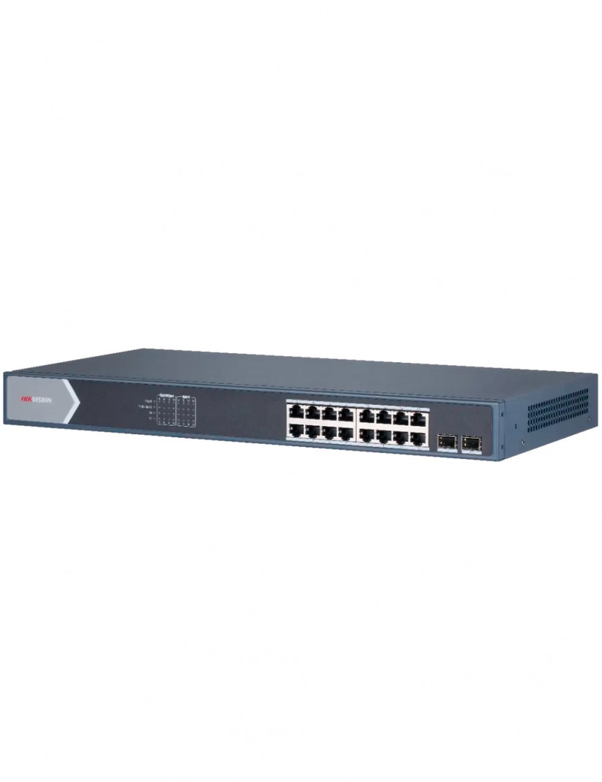 Switch HIKVISION - 18x Ports Gigabit - 2x Fibre optique - L2 - Smart managed
