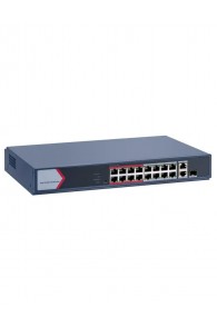 Switch HIKVISION - 18x Ports  - 16x POE - 1x Gigabit Combo- L2 - Smart managed