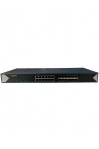 Switch HIKVISION - 24x Ports - 12x Gigabit - 12x Gigabit Fibre Optique - L2 - Unmanaged