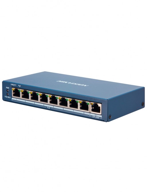 Switch HIKVISION - 9x Ports  - 8x  POE - Smart managed