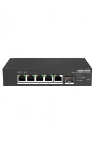 Switch HIKVISION - 6x Ports Gigabit - 4x POE - 1x Fibre optique - L2 - Smart managed