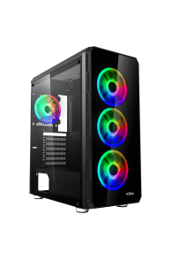 Spirit Of Gamer - Infinity Dark  Boitier PC Gamer Noir RGB Moyen