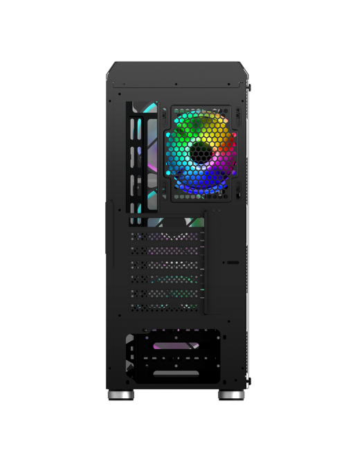 Boitier Pc Gamer NJOY ARENA - Moyen Tour - ATX/M-ATX  - ARGB Black