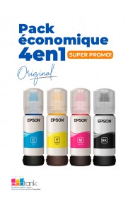 Pack de 4 Bouteille D'encre EPSON 101 EcoTank