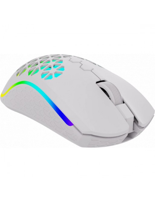 Souris Gamer AQIRYS POLARIS - DOUBLE MODE SANS FIL&FILAIRE - 16000 PPP - RGB - WHITE - Tunisie-Sousse