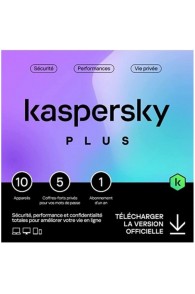 Antivirus KASPERSKY PLUS - 10 POSTES - 1AN