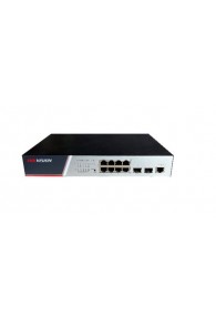 Switch  HIKVISION - 10x Ports Gigabit - 8x POE - 2x Fibre optique - L2 - Full managed