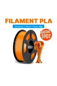 Filament PLA 1.75mm  1KG Gold pour imprimante 3D