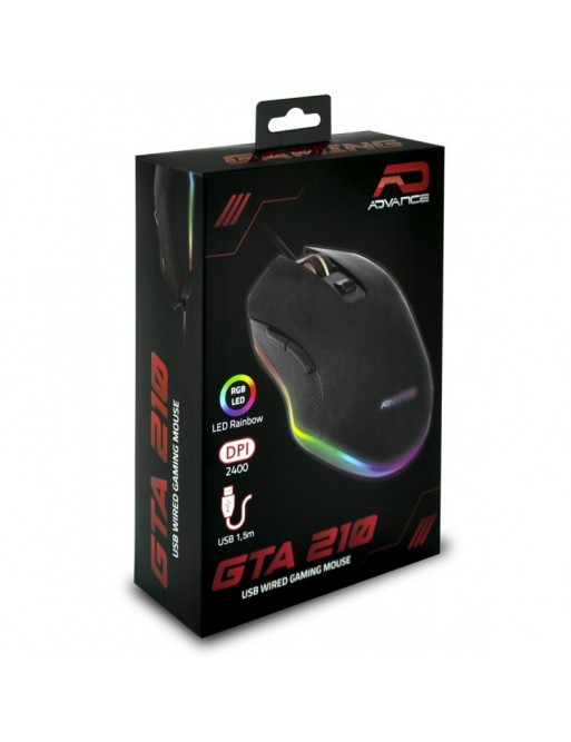 Souris Gaming ADVANCE GTA210 LED RAINBOW -Tunisie-Sousse
