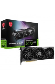 Carte Graphique MSI GeForce RTX 4070 SUPER GAMING X SLIM 12GO