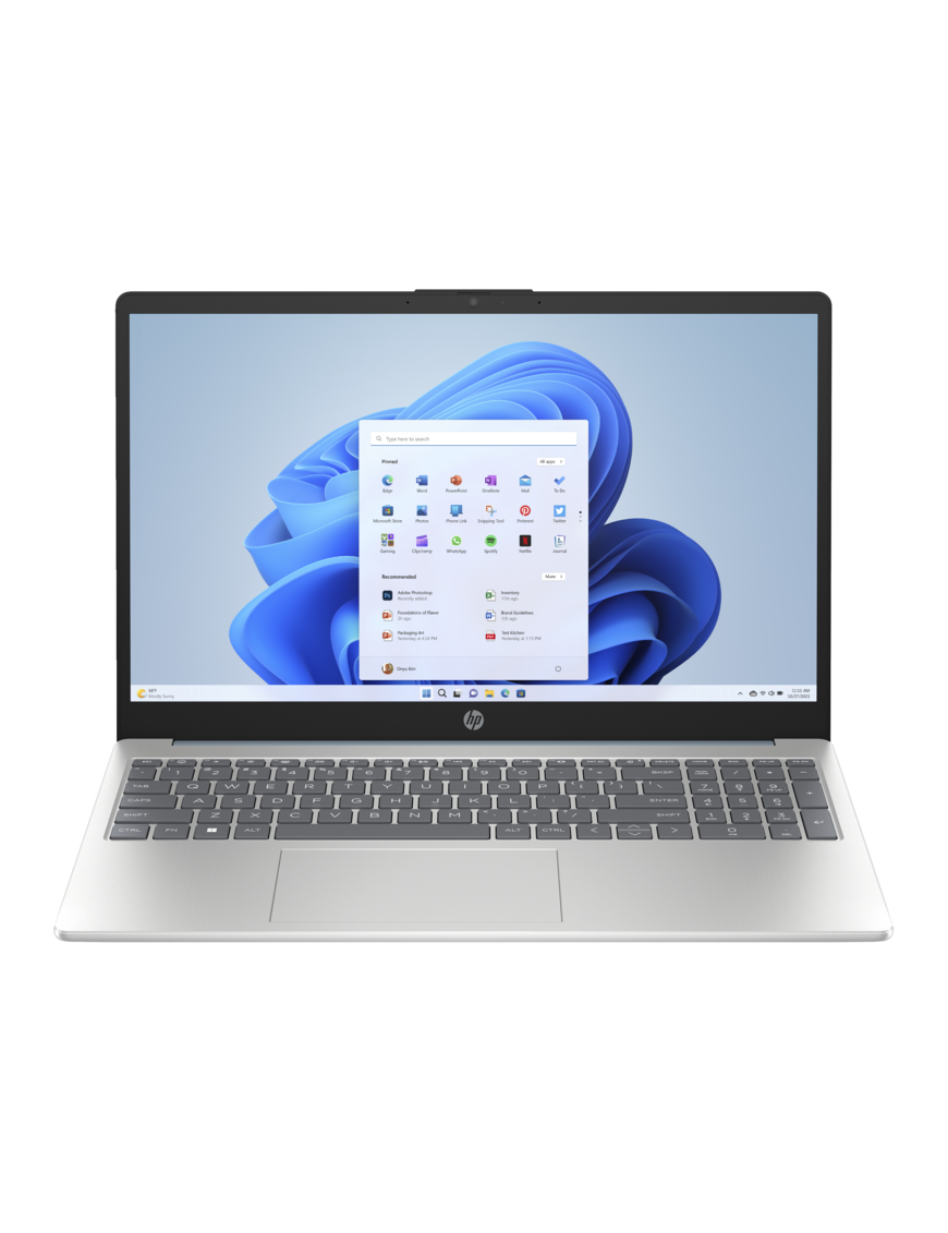 PC Portable HP15-fd0021nk I7 13ème Gén.- 8Go - 512Go SSD - Argent & Bleu- Tunisie - Sousse