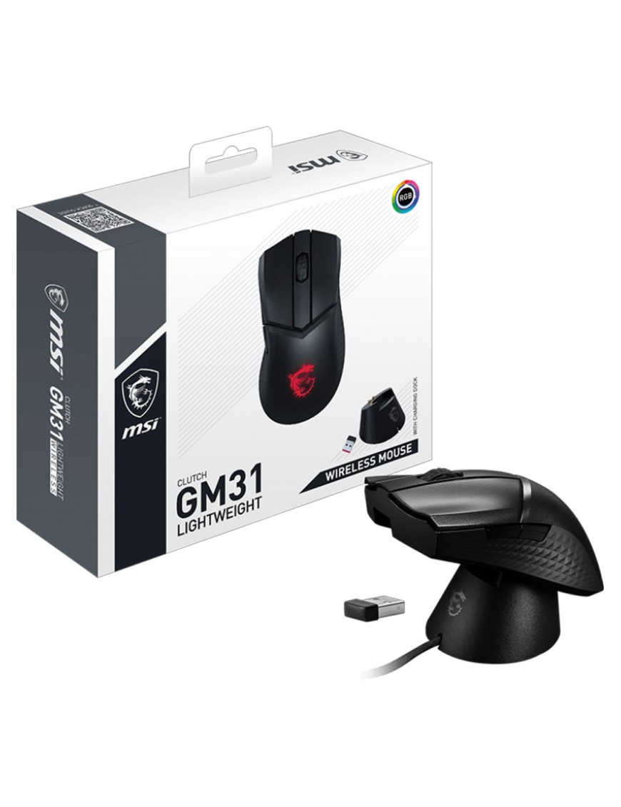 Souris MSI GM31 Gaming - RGB - Sans Fil Tunisie-Sousse