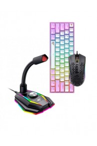 Combo Gaming 3en1 : Souris REDRAGON M988 + Clavier HAVIT KB877L + Microphone HAVIT GK56B