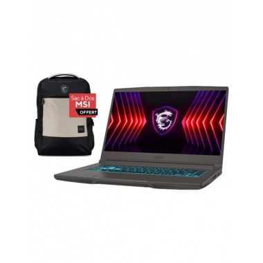 PC Portable MSI THIN 15 B13UCX-2606XFR i7 13è Gén. 12Go - RTX2050
