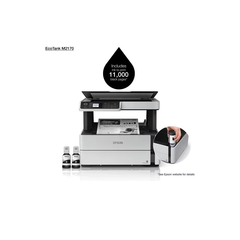 Imprimante EPSON EcoTank ET-M2170 Multifonction 3en1 - Recto/Verso