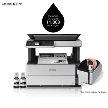 Imprimante EPSON EcoTank ET-M2170 Multifonction 3en1 - Recto/Verso