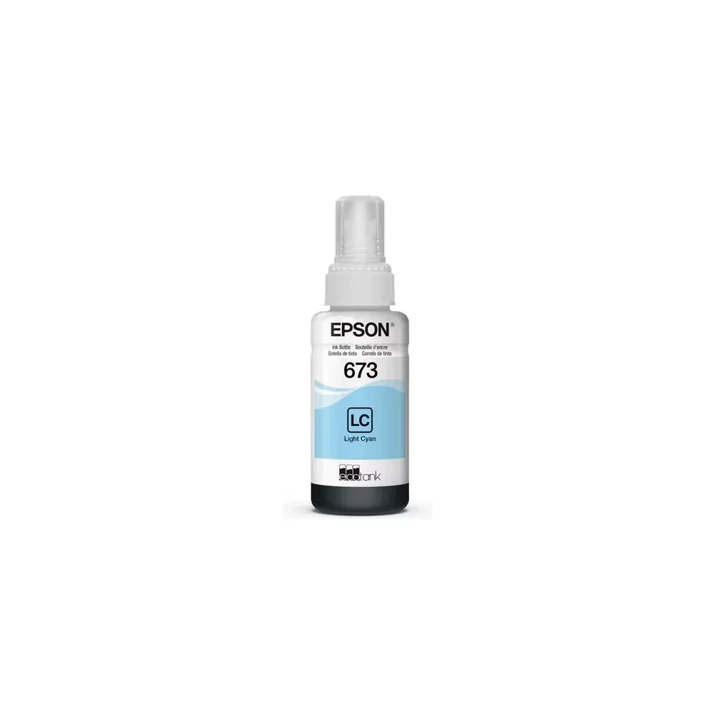 Bouteille D'encre EPSON T673 Light Cyan - Original-tunisie-sousse