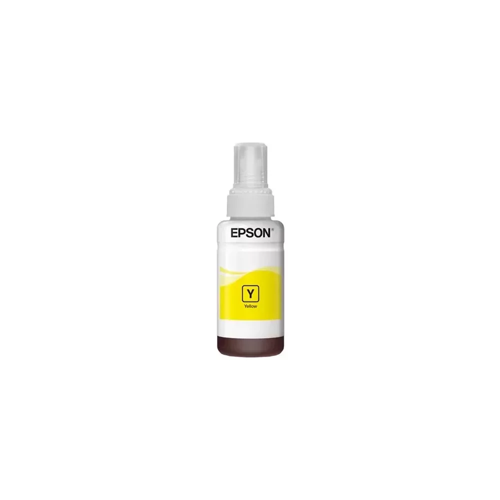 Bouteille D'encre EPSON EcoTank T673 Jaune - Original-tunisie-sousse