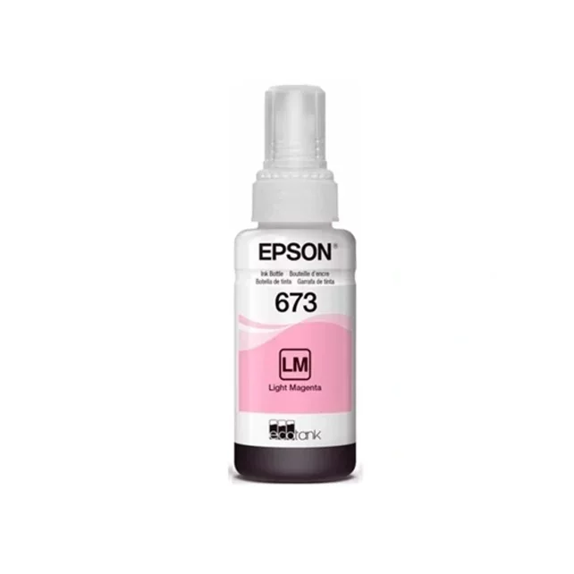 Bouteille D'encre EPSON EcoTank T673 Light Magenta - Original