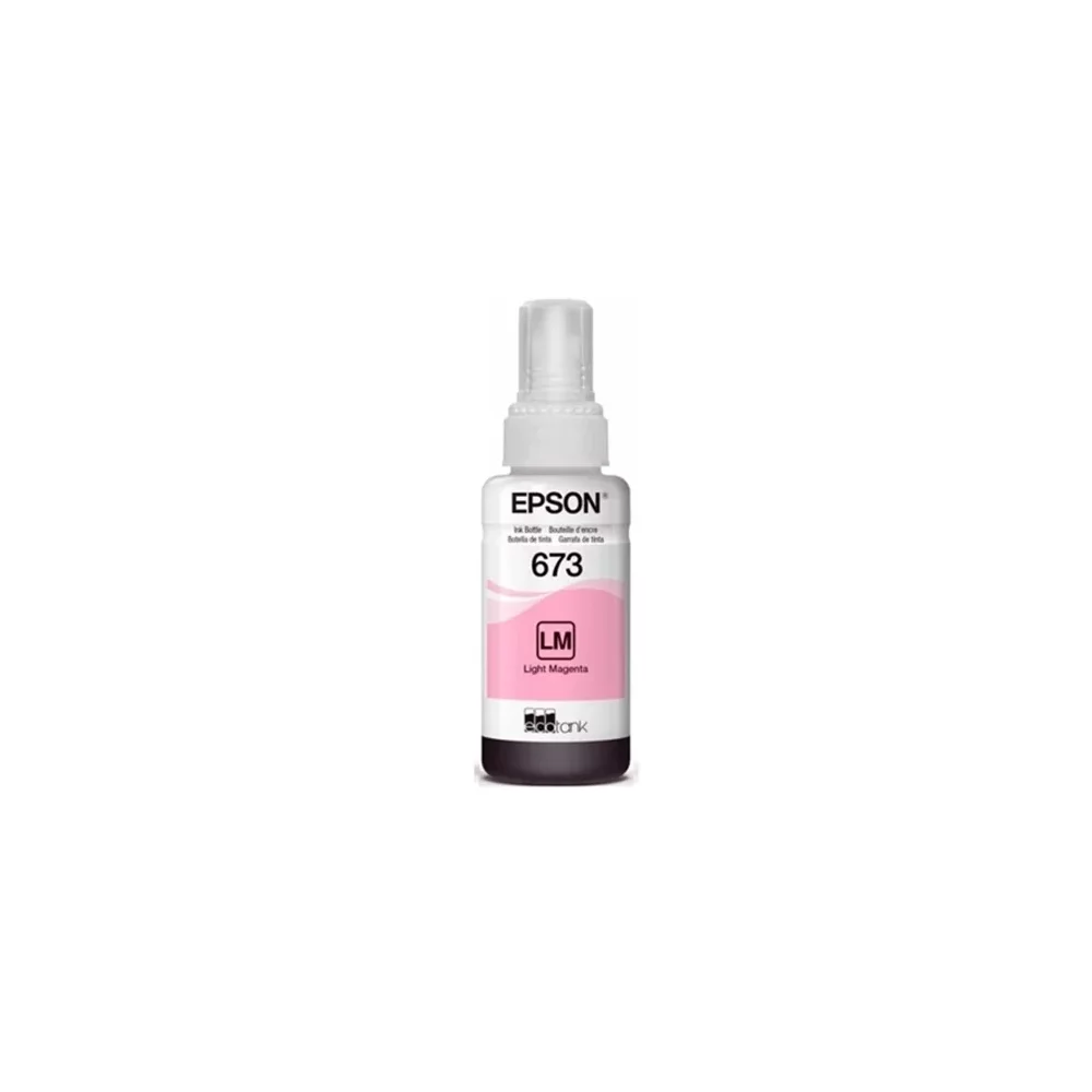 Bouteille D'encre EPSON EcoTank T673 Light Magenta - Original