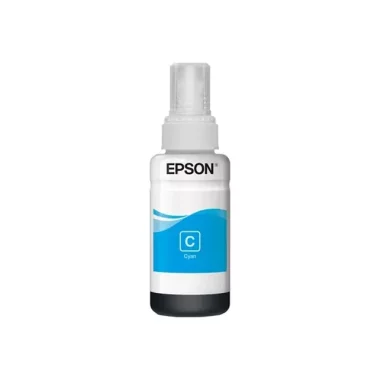 Bouteille D'encre EPSON EcoTank T673 Cyan - Original- tunisie-sousse