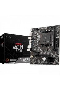 Carte Mère MSI A520M-A PRO - Micro  ATX - M.2 SATA 3 - Socket AMD AM4