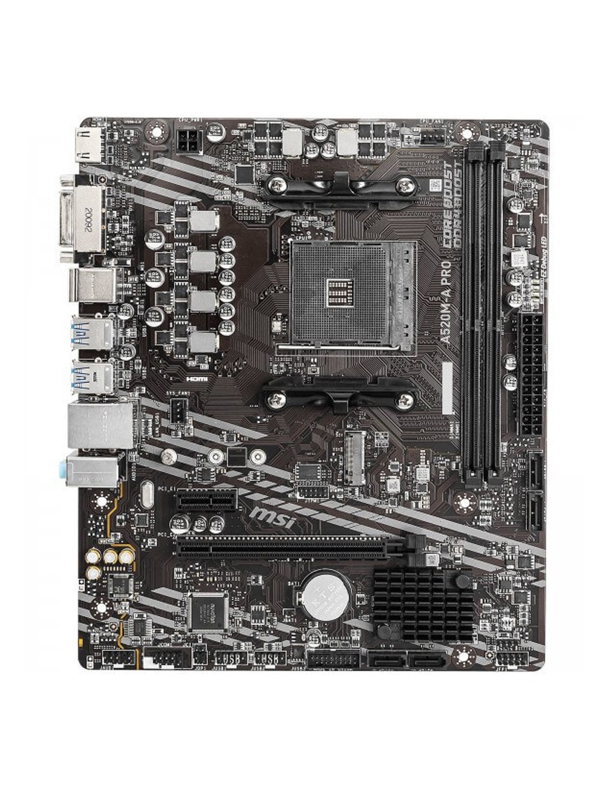 Carte Mère MSI A520M-A PRO - SATA 4 - M-ATX- Socket AMD AM4-Tunisie-Sousse