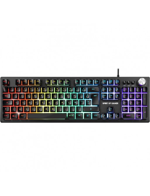 Clavier Gamer Mécanique AQIRYS ALUDRA TKL 100% Anti-ghosting RGB