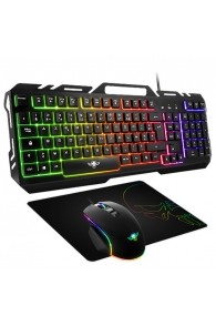 Pack Clavier, Souris et Tapis SPIRIT OF GAMER CLS-PMK5