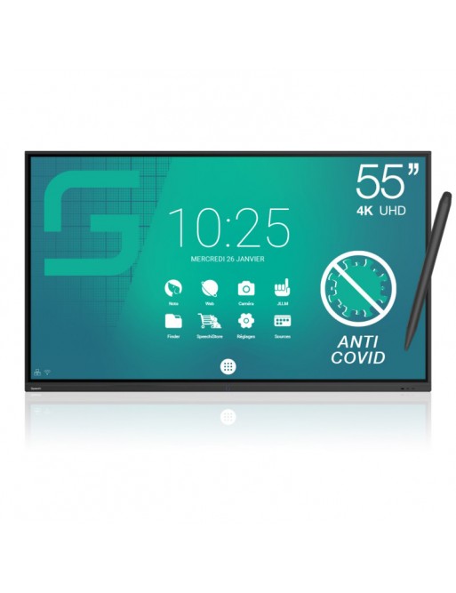 Ecran Interactif SpeechiTouch 55" - 4K - SuperGlass - Anti-Germes-tunisie-sousse