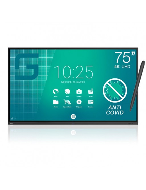 Ecran Interactif SpeechiTouch 75" 4K - Anti-Germes SuperGlass - Android 8-tunisie-sousse