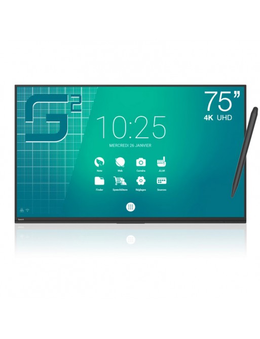 Ecran Interactif SpeechiTouch 75" - 4K - Haute Précision - SuperGlass 2 - Android 9-tunisie-sousse