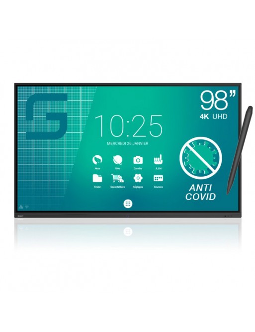 Ecran Interactif SpeechiTouch 98" Anti-Germes SuperGlass - Android 8-tunisie-sousse