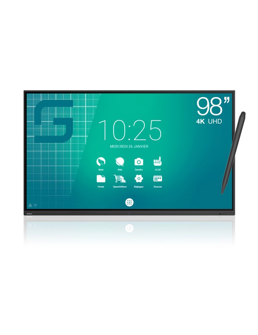 Ecran Interactif SpeechiTouch 98" Haute Précision SuperGlass - Android 9-tunisie-sousse