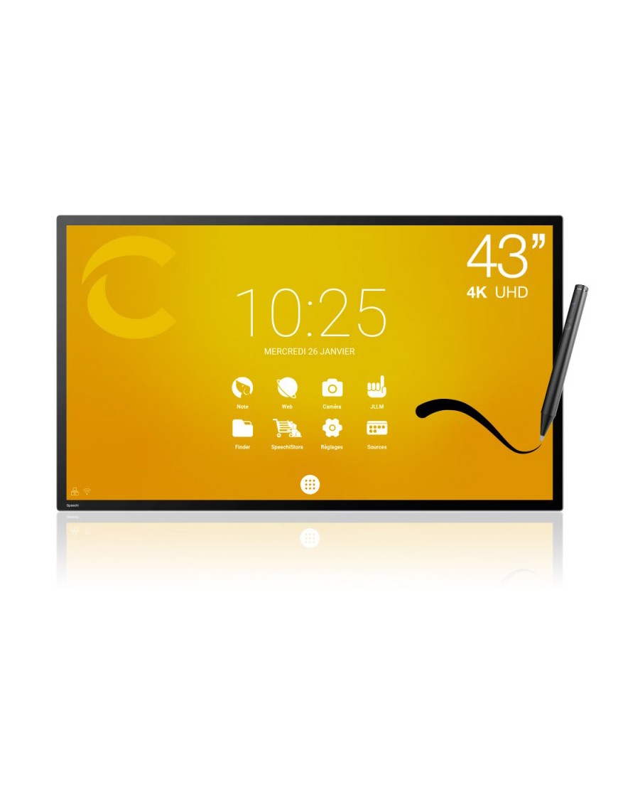Ecran Interactif SpeechiTouch 43’’ - Capacitif - Android 8-tunisie-sousse