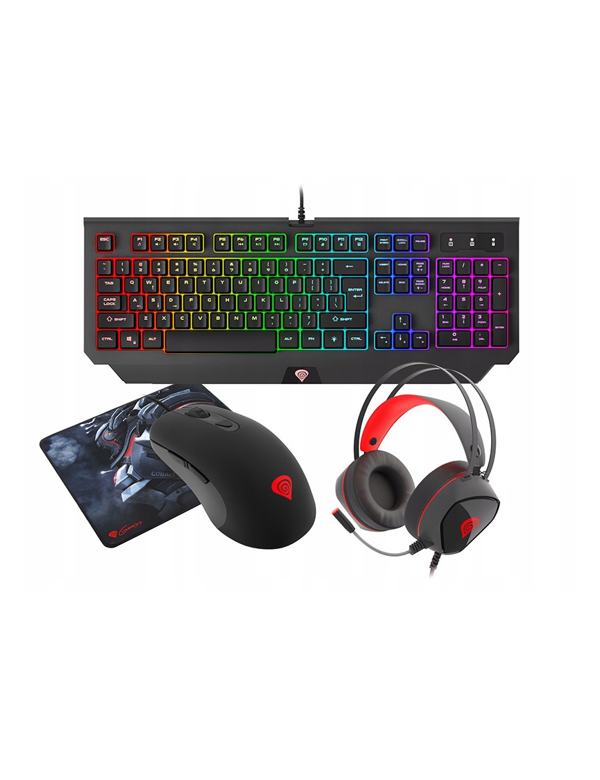 Ensemble Gaming Clavier Mécanique AZERTY et Souris 4000 DPI avec