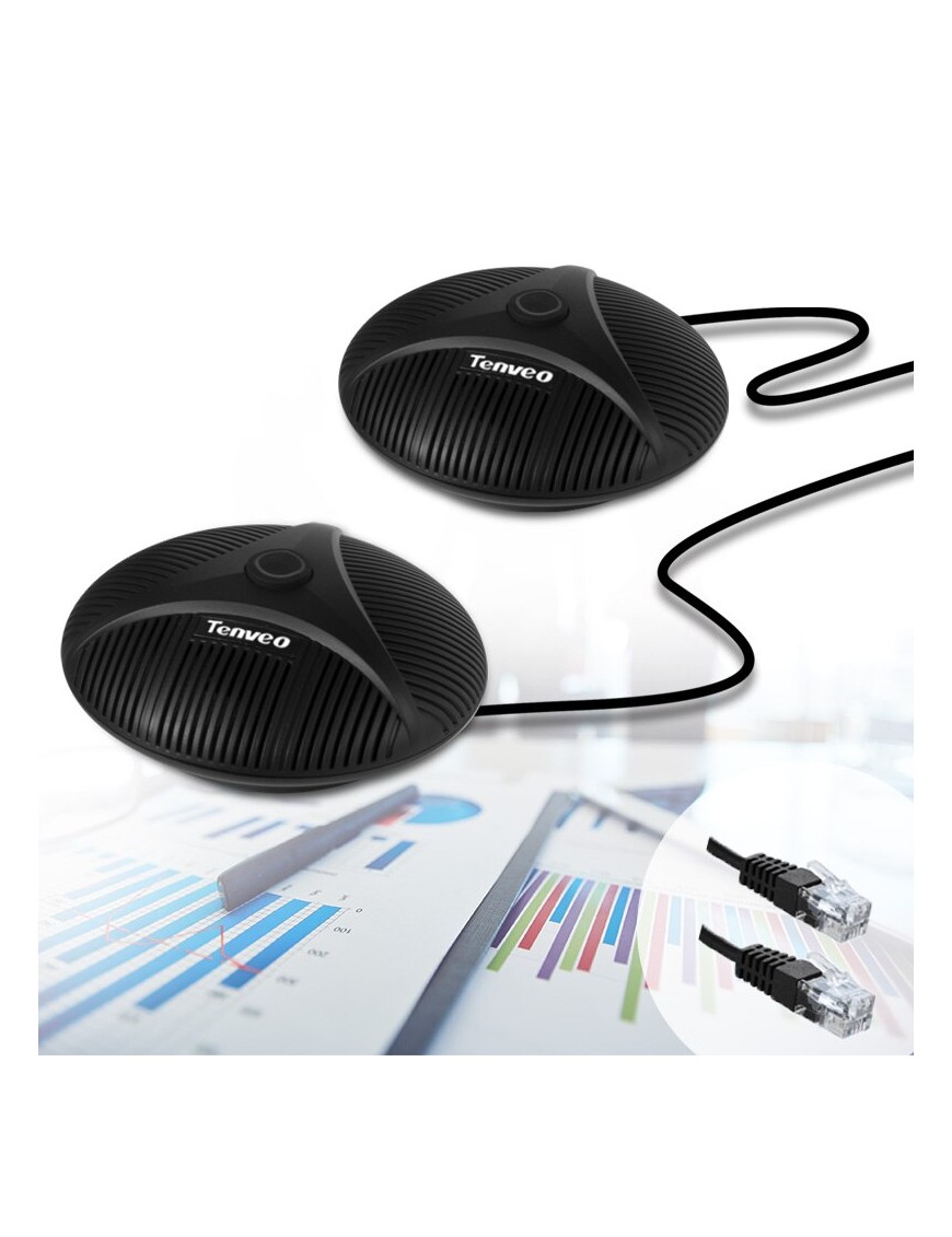 Microphone Tenveo d'extension  pour Speakerphone A3000EX, A3000BEX, A3000GEX