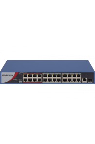 Switch de bureau HIKVISION DS-3E0326P-E - 24 ports 10/100 MBPS + 2 ports GIGABIT