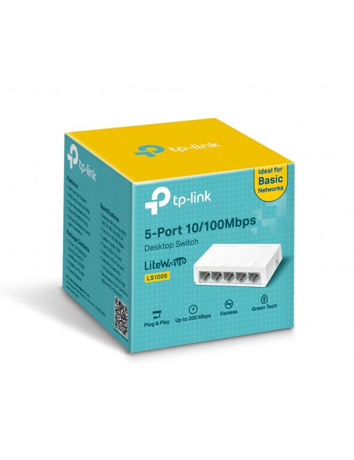 Switch De Bureau TP-LINK LS1005 5 Ports 10/100 Mbps-tunisie-sousse