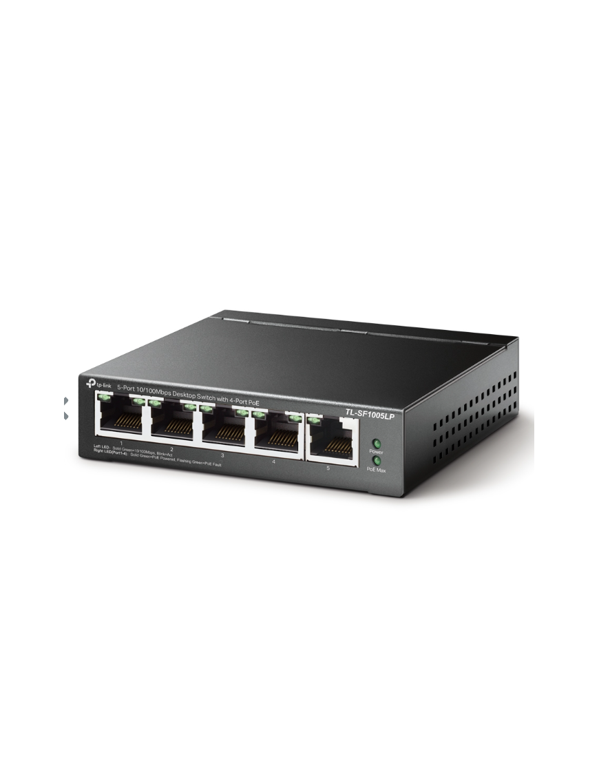 Switch de Bureau TP-Link TL-SF1005LP 5 Ports 10/100 Mbps avec 4 ports PoE-tunisie-sousse