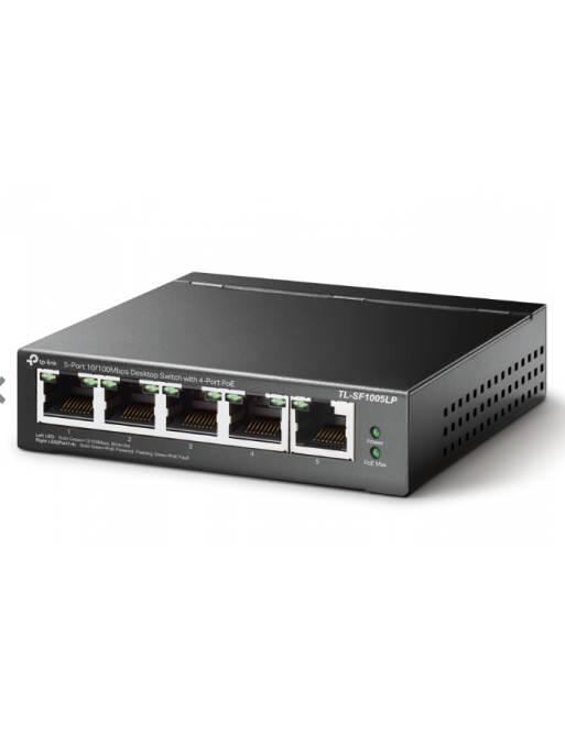 Switch de Bureau TP-Link TL-SF1005LP 5 Ports 10/100 Mbps avec 4 ports PoE-tunisie-sousse