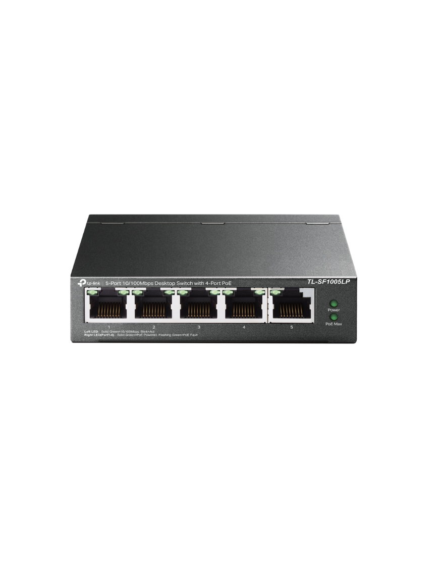 Switch de Bureau TP-Link TL-SF1005LP 5 Ports 10/100 Mbps avec 4 ports PoE-tunisie-sousse
